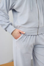 Комплект 26.2897 тънък велур, цвят Сив, 40(XS), 42(S), 44(M) - Image 6