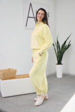 Set 26.2897 velur subțire, culoare Banană, 46(L), 48(XL)