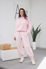 Комплект 26.2897 тънък велур, цвят Нежно розов, 46(L), 48(XL) - Image 5