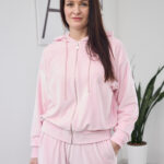 Set 26.2897 velur subțire, culoare Roz delicat, 46(L), 48(XL)