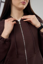 Sweatshirt 26.2898 Loopback-Strickstoff, Farbe Dunkle Schokolade, 40(XS) - 42(S), 44(M) - 46(L) - Image 4