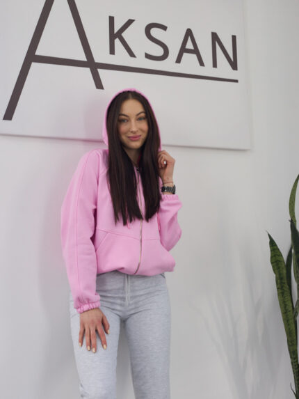 Кофта 26.2898 н Трикотаж петля, колір Рожевий, 40(XS) - 42(S), 44(М) - 46(L)