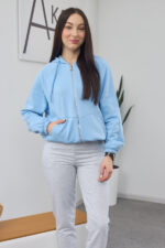 Блуза 26.2898 трикотаж петля, цвят Светлосин, 40(XS) - 42(S), 44(M) - 46(L) - Image 3