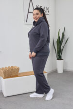 Костюм 26.2887 б Трикотаж двухнитка, колір Графіт, 48(XL), 50(ХХL), 52(3XL) - Зображення 3