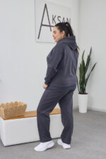 Костюм 26.2887 с.б Трикотаж двухнитка, колір Графіт, 54(4XL), 56(5XL), 58(6XL) - Зображення 8