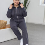 Костюм 26.2887 б Трикотаж двухнитка, колір Графіт, 48(XL), 50(ХХL), 52(3XL)