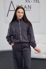 Set 26.2886 Interlock-Strick, Farbe Graphit, 40(XS), 42(S), 44(M)