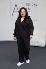 Костюм 26.2887 с.б Трикотаж двухнитка, колір Чорний, 54(4XL), 56(5XL), 58(6XL)