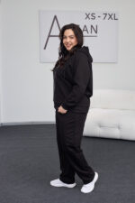 Костюм 26.2887 с.б Трикотаж двухнитка, колір Чорний, 54(4XL), 56(5XL), 58(6XL) - Зображення 3