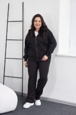 Костюм 26.2887 б Трикотаж двухнитка, колір Чорний, 48(XL), 50(ХХL), 52(3XL) - Зображення 5