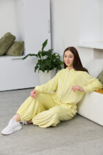 Set 26.2897 velur subțire, culoare Banană, 40(XS), 42(S), 44(M) - Image 6