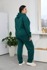 Костюм 26.2887 б Трикотаж двухнитка, колір Темно зелений , 48(XL), 50(ХХL), 52(3XL) - Зображення 2