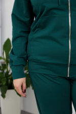 Костюм 26.2887 б Трикотаж двухнитка, колір Темно зелений , 48(XL), 50(ХХL), 52(3XL) - Зображення 4
