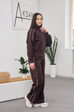 Set 26.2591 Double-Face-Stoff, Farbe Dunkle Schokolade, 40(XS), 42(S), 44(M) - Image 3
