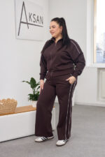 Костюм 26.2591 б Дабл фейс, колір Темний шоколад, 46(L), 48(XL) - Зображення 3