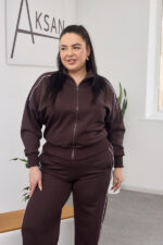 Костюм 26.2591 б Дабл фейс, колір Темний шоколад, 46(L), 48(XL) - Зображення 6