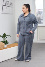 Set 26.2866 thin suede, color Dark gray, 48(XL), 50(XXL), 52(3XL) - Image 3