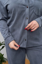 Set 26.2866 thin suede, color Dark gray, 48(XL), 50(XXL), 52(3XL) - Image 5