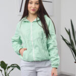 Windbreaker 26.2864 lacquered raincoat fabric, color Menthol, 42(S), 44(M), 46(L)