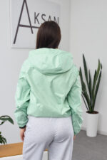 Windbreaker 26.2864 lacquered raincoat fabric, color Menthol, 42(S), 44(M), 46(L) - Image 2
