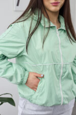 Windbreaker 26.2864 lacquered raincoat fabric, color Menthol, 42(S), 44(M), 46(L) - Image 5