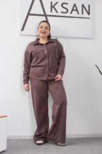 Костюм 26.2866 б Замш тонкий, колір Кавовий, 48(XL), 50(ХХL), 52(3XL) - Зображення 6