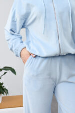 Костюм 26.2861 н Велюр тонкий, колір Небесний, 40(XS), 42(S), 44(М) - Зображення 5