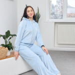 Костюм 26.2861 н Велюр тонкий, колір Небесний, 40(XS), 42(S), 44(М)
