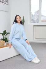 Костюм 26.2861 н Велюр тонкий, колір Небесний, 40(XS), 42(S), 44(М)