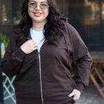 Костюм 26.2887 б Трикотаж двухнитка, колір Темний шоколад, 48(XL), 50(ХХL), 52(3XL)