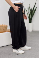 Spodnie 26.2880 interlock, kolor Czarny, 40(XS), 42(S), 44(M) - Image 3