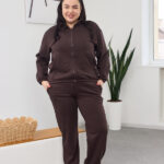 Комплект 26.2832 трикотаж петля, цвят Тъмен шоколад, 46(L), 48(XL), 50(XXL)