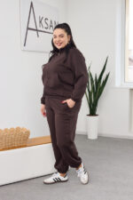 Комплект 26.2832 трикотаж петля, цвят Тъмен шоколад, 46(L), 48(XL), 50(XXL) - Image 3