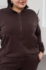 Комплект 26.2832 трикотаж петля, цвят Тъмен шоколад, 46(L), 48(XL), 50(XXL) - Image 4