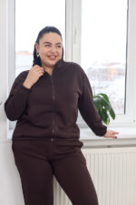 Комплект 26.2832 трикотаж петля, цвят Тъмен шоколад, 46(L), 48(XL), 50(XXL) - Image 6