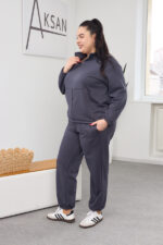 Set 26.2832 tricot buclat, culoare Grafit, 46(L), 48(XL), 50(XXL) - Image 3