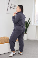 Set 26.2832 tricot buclat, culoare Grafit, 46(L), 48(XL), 50(XXL) - Image 2