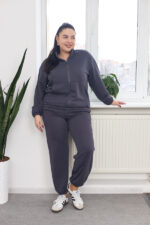 Set 26.2832 tricot buclat, culoare Grafit, 46(L), 48(XL), 50(XXL) - Image 6