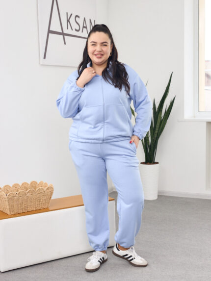 Костюм 26.2832 б Трикотаж петля, колір Блакитний, 46(L), 48(XL), 50(ХХL)