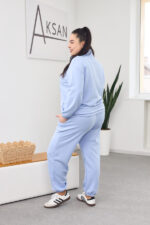 Комплект 26.2832 трикотаж петля, цвят Светлосин, 46(L), 48(XL), 50(XXL) - Image 2