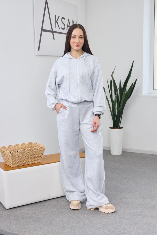 sera8214 Комплект 26.2873 трикотаж петля, цвят Меланж, 42(S), 44(M), 46(L) - Image 1