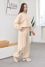 Set 26.2873 tricot buclat, culoare Latte închis, 42(S), 44(M), 46(L) - Image 3