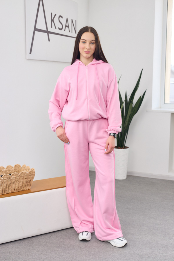 sera8266 Set 26.2873 Loopback-Strickstoff, Farbe Rosa, 42(S), 44(M), 46(L) - Image 1