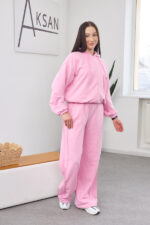 Set 26.2873 Loopback-Strickstoff, Farbe Rosa, 42(S), 44(M), 46(L) - Image 3