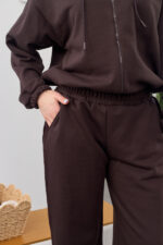 Set 26.2873 tricot buclat, culoare Ciocolata inchisa, 42(S), 44(M), 46(L) - Image 5
