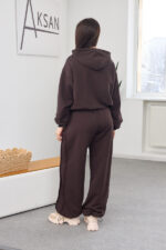 Set 26.2873 tricot buclat, culoare Ciocolata inchisa, 42(S), 44(M), 46(L) - Image 2