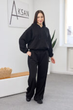 Set 26.2873 tricot buclat, culoare Negru, 42(S), 44(M), 46(L)