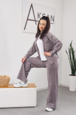 Set 26.2866 piele întoarsă subțire, culoare Latte închis, 42(S), 44(M), 46(L) - Image 6