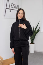 Set 26.2886 Interlock-Strick, Farbe Schwarz, 40(XS), 42(S), 44(M) - Image 7