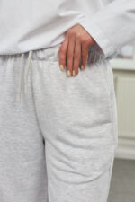 Hosen 26.2895 Loopback-Strickstoff, Farbe Melange, 40(XS), 42(S), 44(M) - Image 3